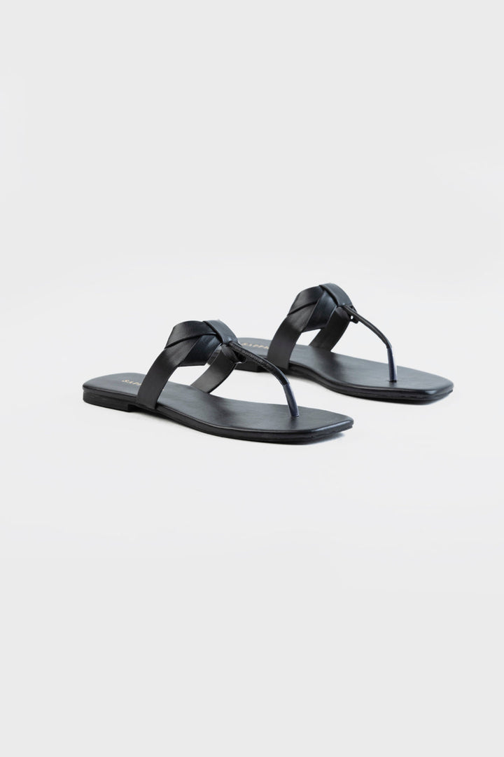 Sapphire- Black Flats