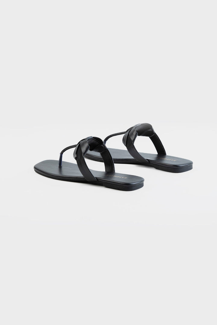 Sapphire- Black Flats