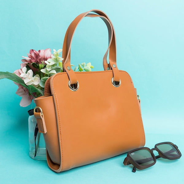 Shein - Satchel Bag - Brown