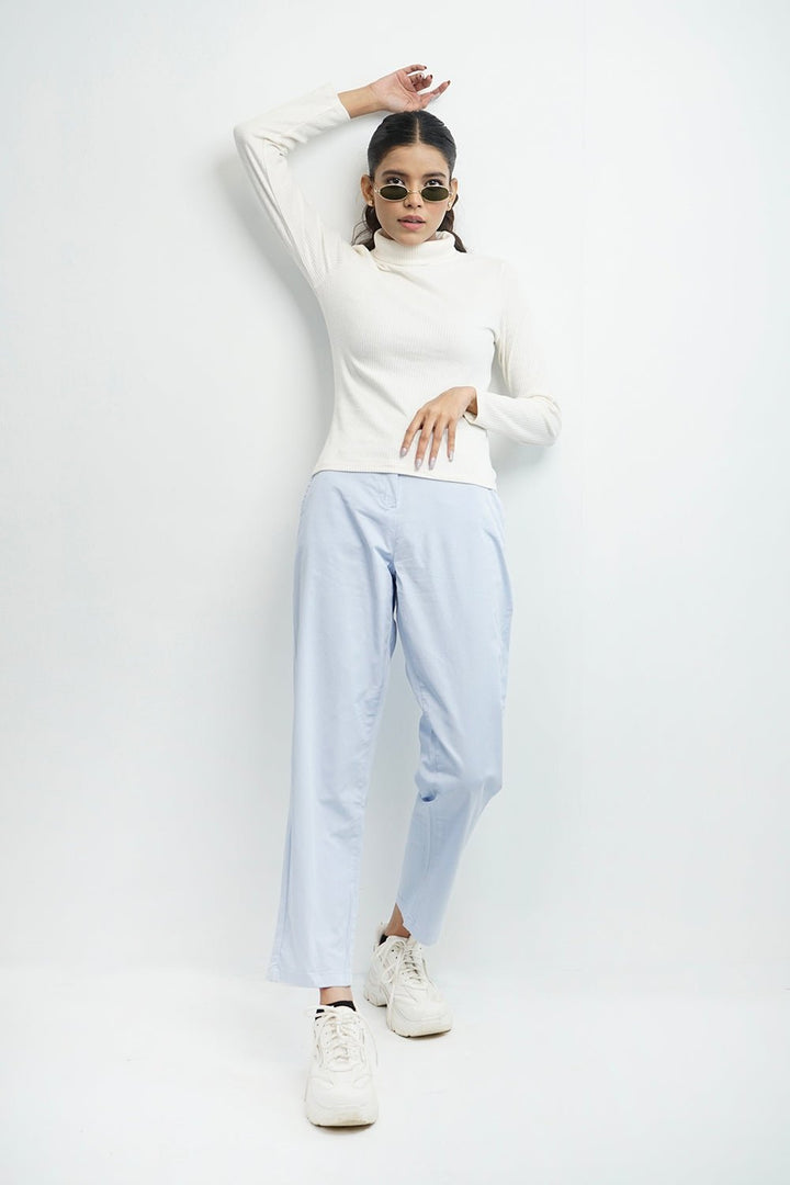 Vybe- Pants-Ice Twill Blue-1 For Women