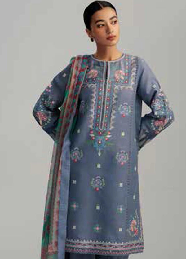 Coco by Zara Shahjahan - Embroidered Lawn Suits Unstitched 3 Piece CZS23S 10A - Summer Collection