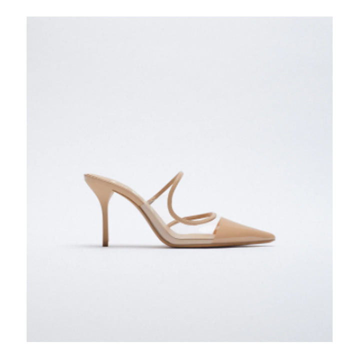Zara- Vinyl High-Heel Shoes