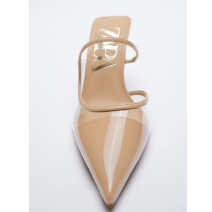 Zara- Vinyl High-Heel Shoes