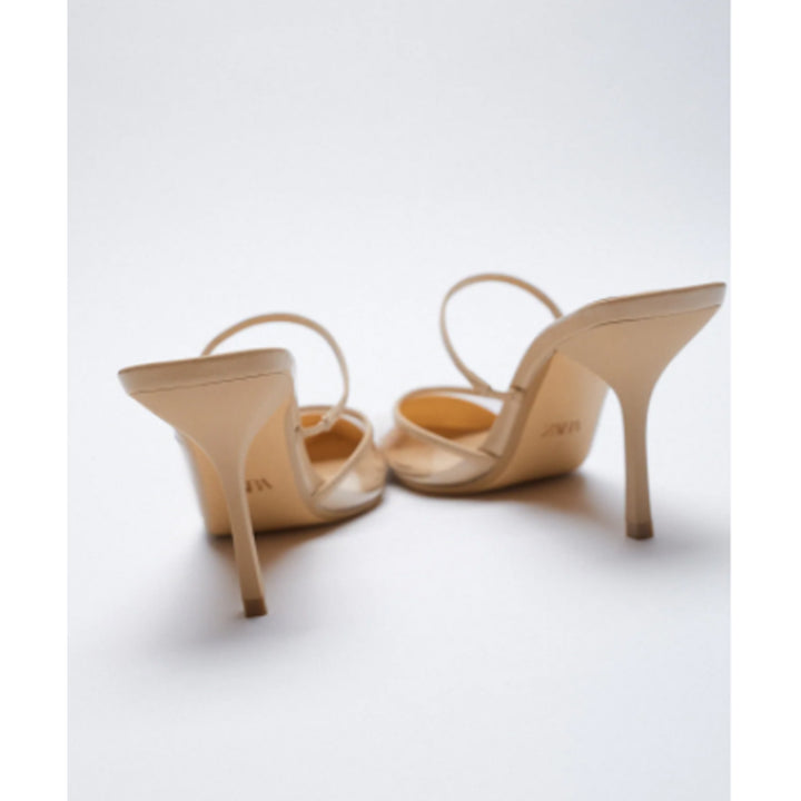 Zara- Vinyl High-Heel Shoes