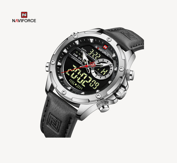 Naviforce - Dual Time Exclusive Collection NF-9208 - Black
