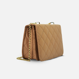 FAM Bags Quilted Chain Bag - Beige