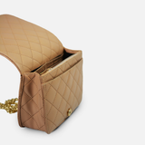 FAM Bags Quilted Chain Bag - Beige
