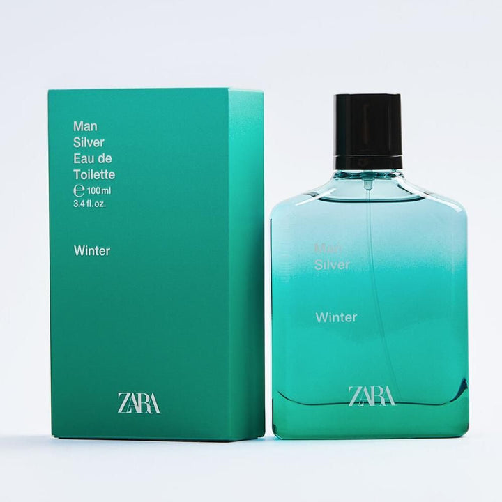 Zara- Man Silver Eau De Toilette Winter 100ml 3.4Fl.Oz
